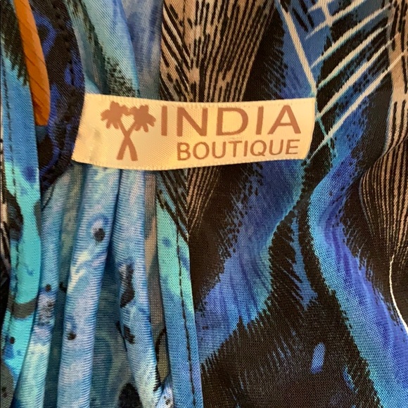 NWOT Peacock Feather Dress OS fits Most - Picture 3 of 4